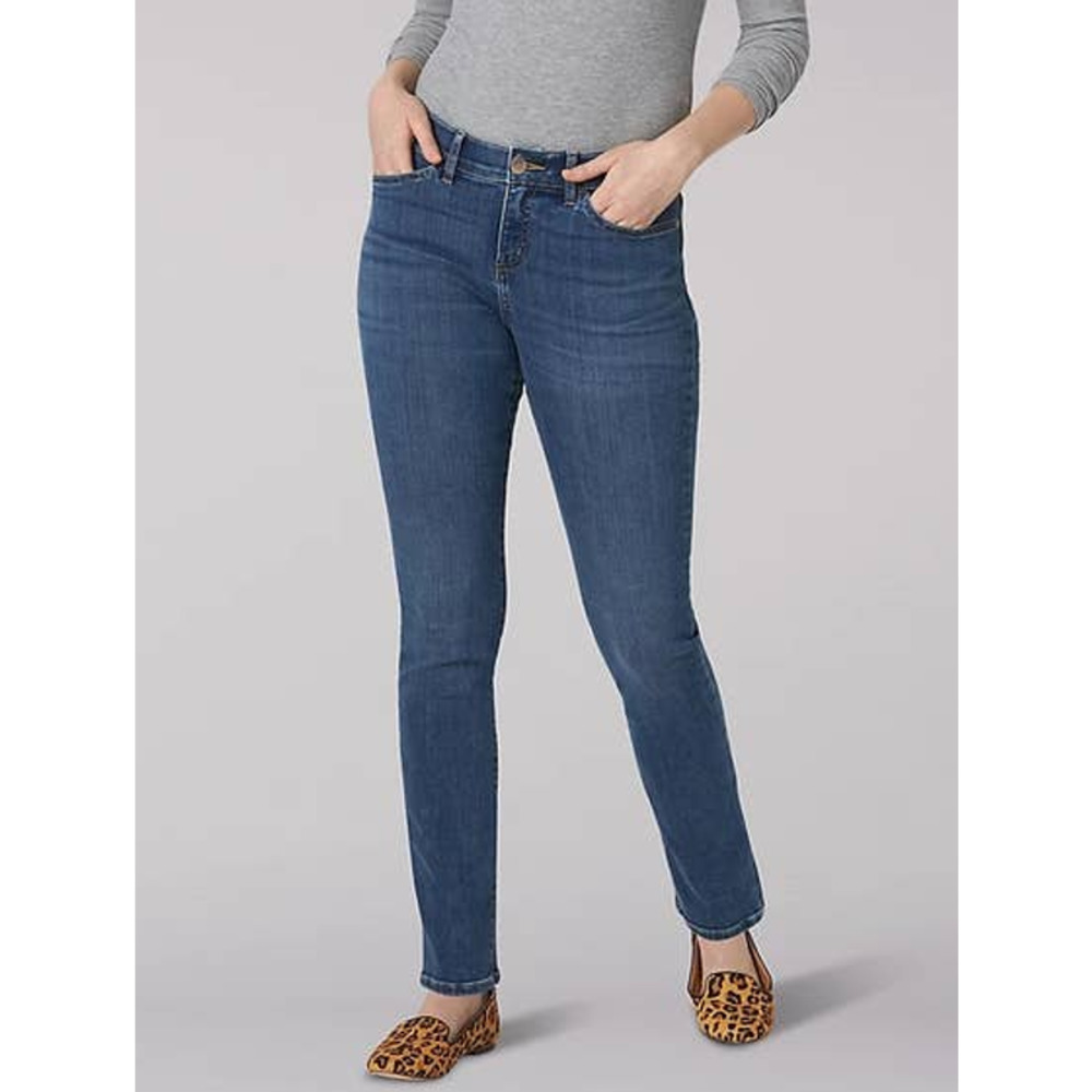 Lee Women's Flex Motion Regular Fit Straight Leg Size 16